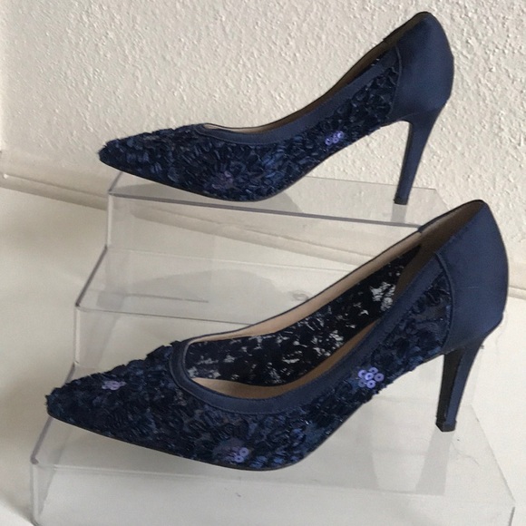 J.Renew-Camallia-Navy-Heel-7.5M - Picture 2 of 14